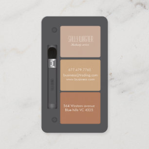 Make-upkünstler Visitenkarte