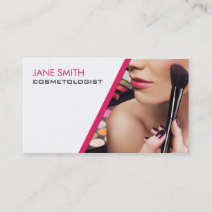Make-upkünstlerCosmetologistCosmetology elegant Visitenkarte
