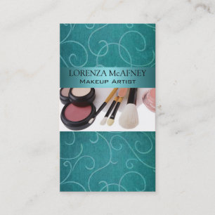 Make-upkünstlerii beruflicher Cosmetologist Visitenkarte