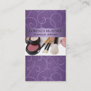 Make-upkünstlerii beruflicher Cosmetologist Visitenkarte