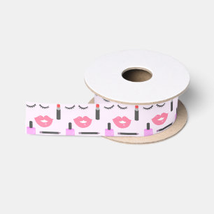 Make-upmuster Satinband