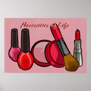 Make-upplakat (groß) poster