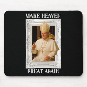 Make Vatican Great Again Lustiger Papst Trump Retr Mousepad