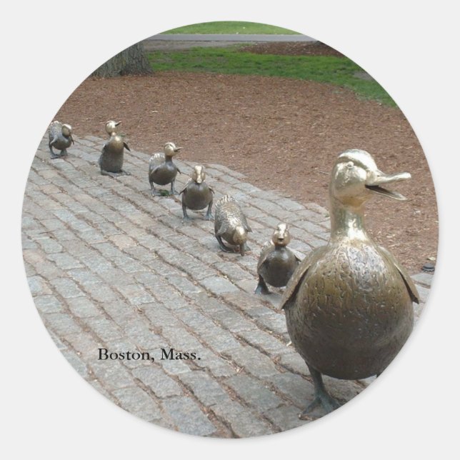 Make Way for Ducklings! Sticker (Vorderseite)