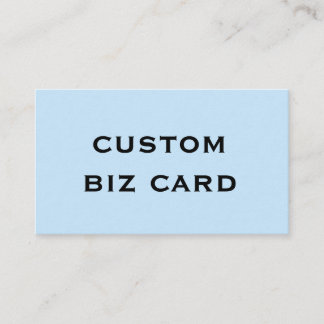 MAKE YOUR OWN BUSINESS CARDS SKY BLUE VISITENKARTE