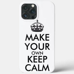 Make your own keep calm - black  Case-Mate iPhone hülle