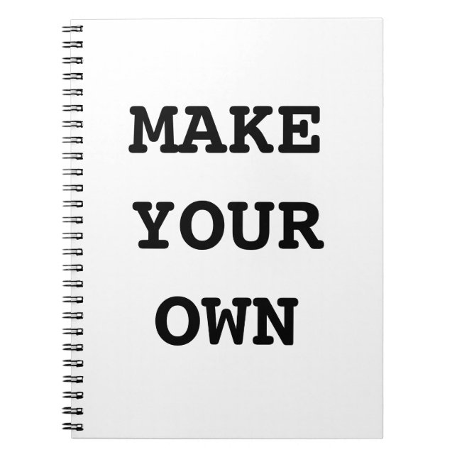 MAKE YOUR OWN NOTIZBLOCK (Vorderseite)