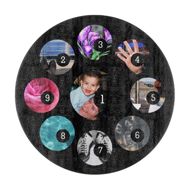 Make your own photo decor easily with 9 images schneidebrett (Vorderseite)