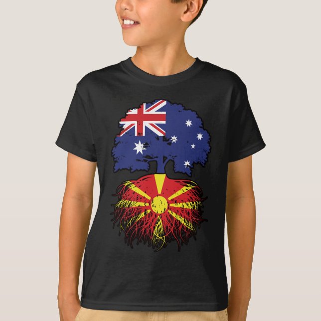 Makedonien Australischer Tree T-Shirt (Vorderseite)