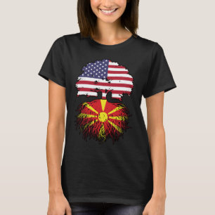 Makedonien USA Vereinigte Staaten T-Shirt