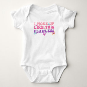 Makellose Schmetterlinge Aquarell Cute Groovy  Baby Strampler