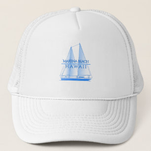 Makena Beach Coastal Nautical Segelschiff Truckerkappe