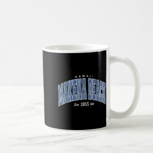 Makena Beach Hawaii Surfen Hibiskusblüte Kaffeetasse
