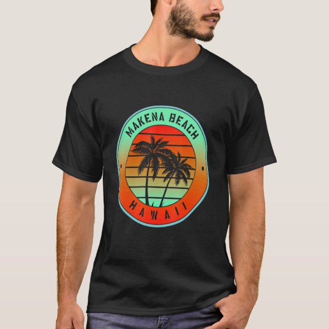 Makena Beach Hawaii T-Shirt (Vorderseite)