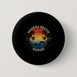 Makena Beach Souvenir - Hawaii Erinnerung Button