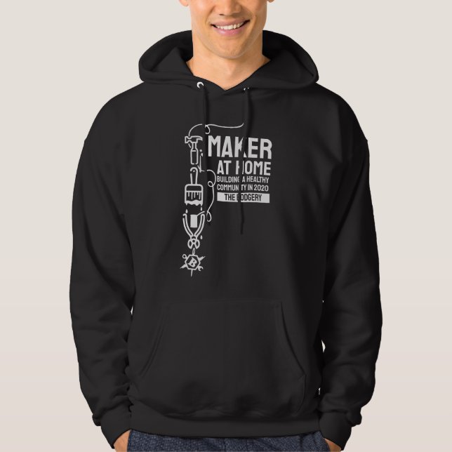 Maker bei Zuhause Design 4 Sweat Shirt (Vorderseite)