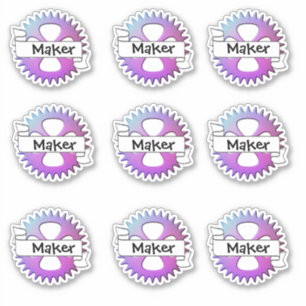 Maker Fair Stickers Aufkleber