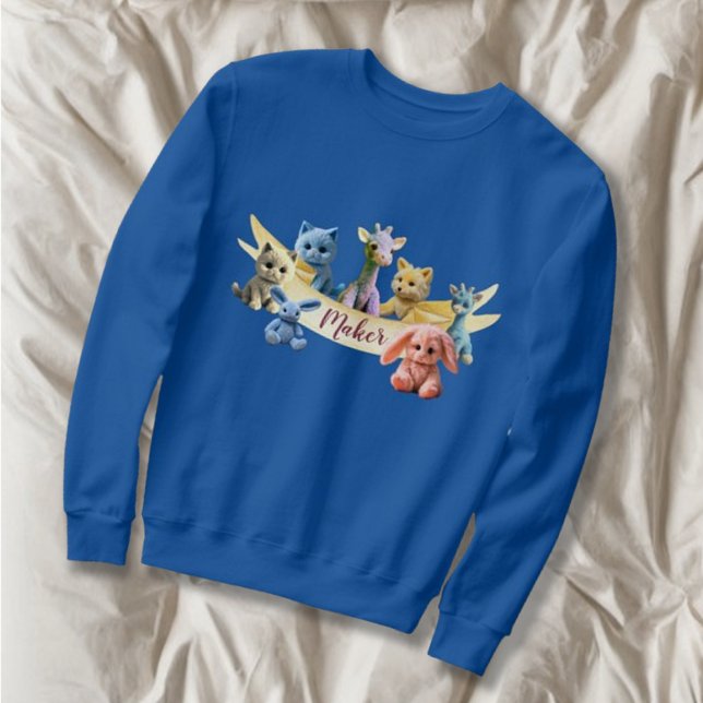 Maker - Fluffy Plush Animal Toys Sweatshirt (Von Creator hochgeladen)