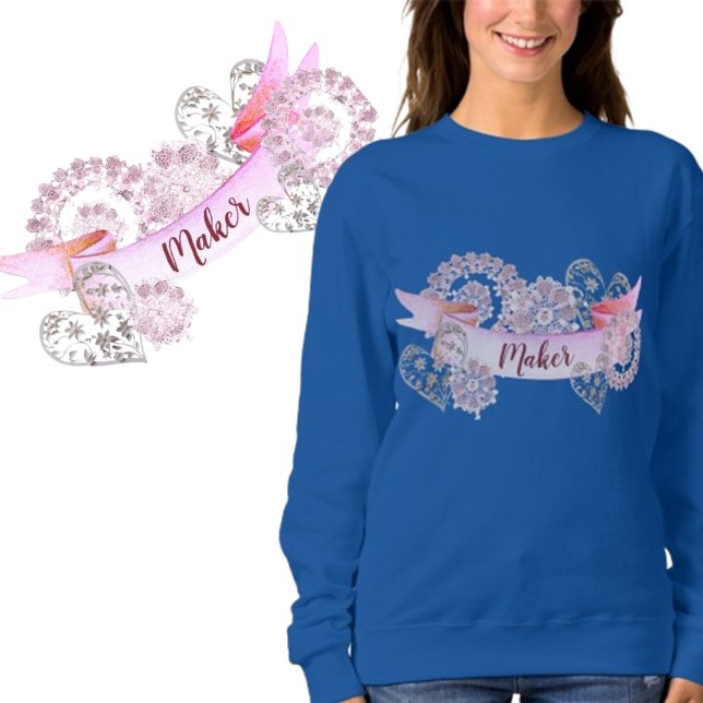 Maker - Lacey Hearts & Rounds Sweatshirt (Von Creator hochgeladen)