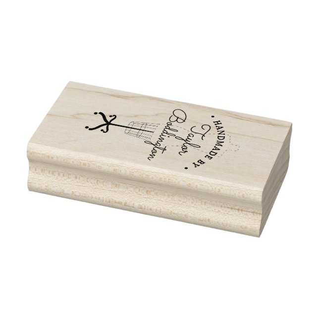 Maker's Handmade Fashion Name Briefmarke Gummistempel (Stempel)