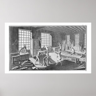Maker's Workshop, from the 'Encyclopedie Poster