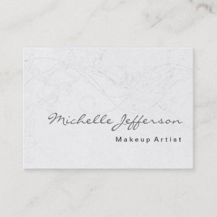 Makeup Art trendy Damask Muster Business Card Visitenkarte