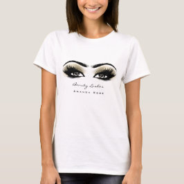 Makeup Artist Beauty Lash Studio Ivory Eyes T-Shirt