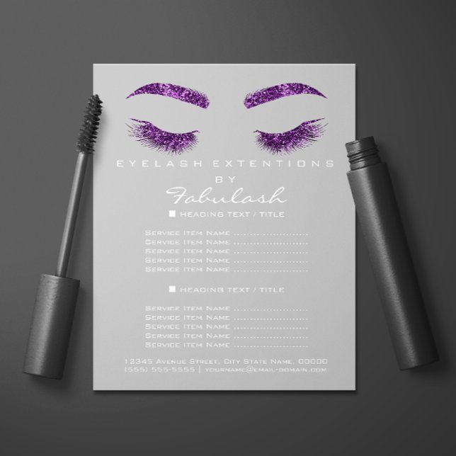 Makeup Artist Beauty Salon Flyer WELLNESS-CENTER G (Von Creator hochgeladen)
