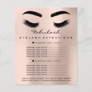 Makeup Artist Beauty Salon Flyer WELLNESS-CENTER R