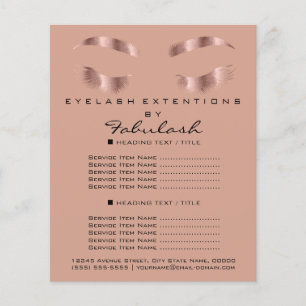 Makeup Artist Beauty Salon Flyer WELLNESS-CENTER R