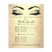 Makeup Artist Beauty Salon Glitzer Goldpreise