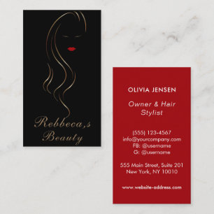 Makeup artist Beauty Salon Lash Extension wink eye Visitenkarte