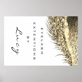 Makeup Artist Beauty Salon Lashes Poster