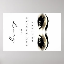 Makeup Artist Beauty Salon Lashes Poster