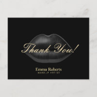 Makeup Artist Black Lips Schönheitssalon Vielen Da