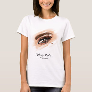 Makeup Artist Brown Eyes Long Lashes T-Shirt