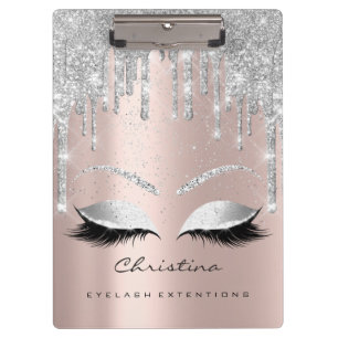 Makeup Artist Browns Lashes Klemmbrett