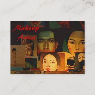 Makeup Artist Business Card Visitenkarte