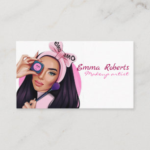 Makeup Artist Business Card Visitenkarte