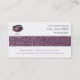 Makeup artist Business card Visitenkarte (Rückseite)