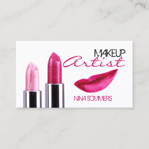 Makeup Artist Business Card Visitenkarte