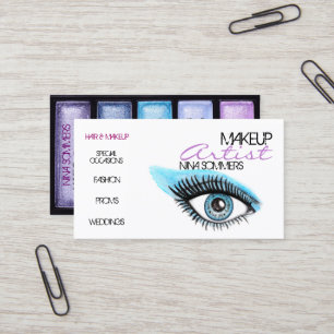 Makeup Artist Business Card Visitenkarte