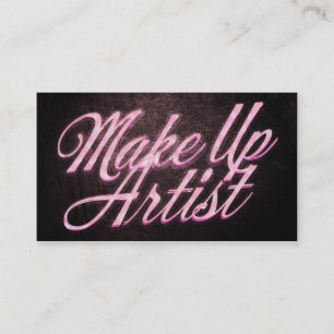 Makeup artist business card visitenkarte
