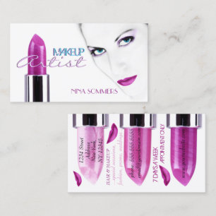 Makeup Artist Business Card Visitenkarte