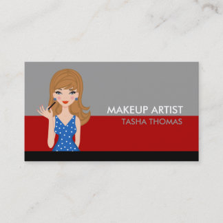 Makeup Artist Business Cards Visitenkarte