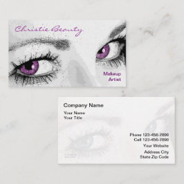 Makeup Artist Business Cards Visitenkarte