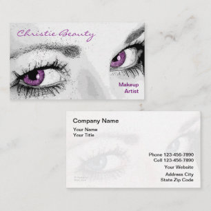 Makeup Artist Business Cards Visitenkarte
