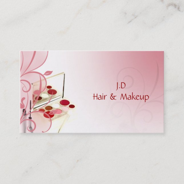 Makeup artist Business Cards Visitenkarte (Vorderseite)