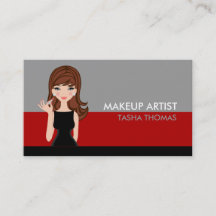 Makeup Artist Business Cards