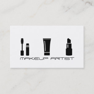 Makeup Artist Cosmetologin Cosmetology Elegant Visitenkarte